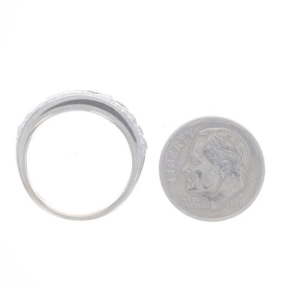 Le Vian Diamond Cluster Cocktail Band - White Gold 14k Round 1.75ctw Ring - Picture 5 of 6